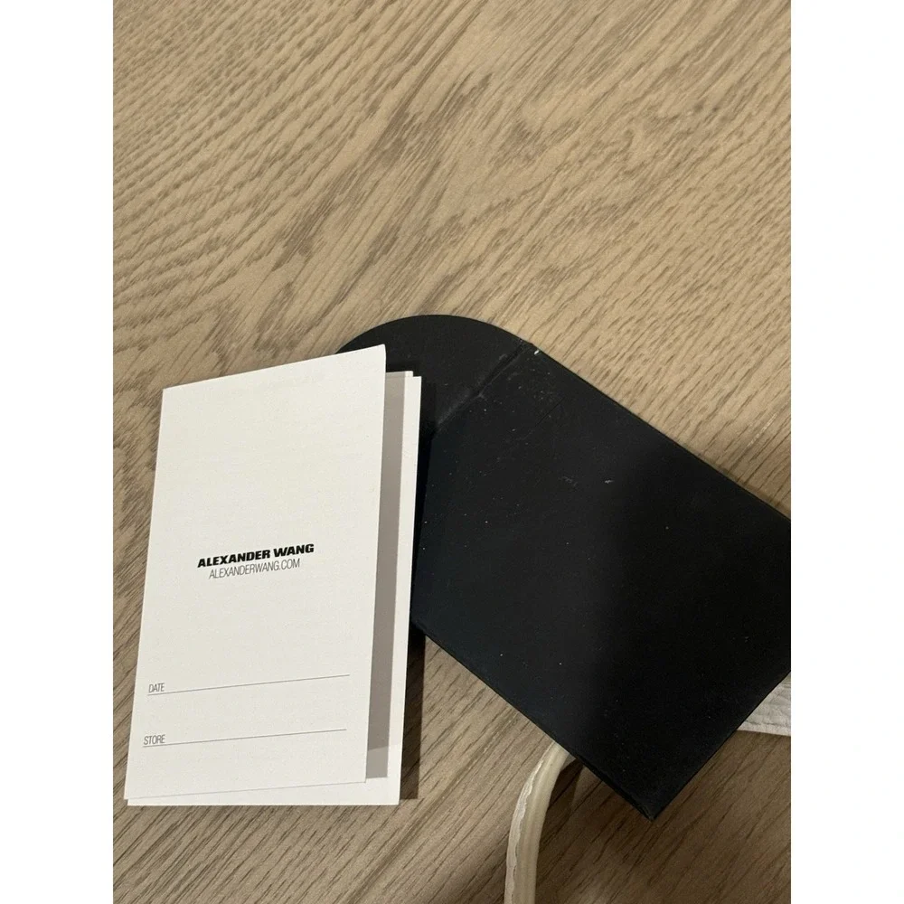 Alexander Wang White Grained Leather Rockie/Rocco Bag White